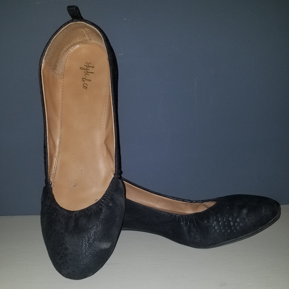 Style & Co black flats